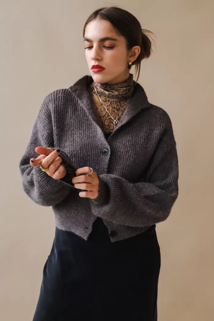 Sweaters & Knits | * Adeline Cardigan Charcoal