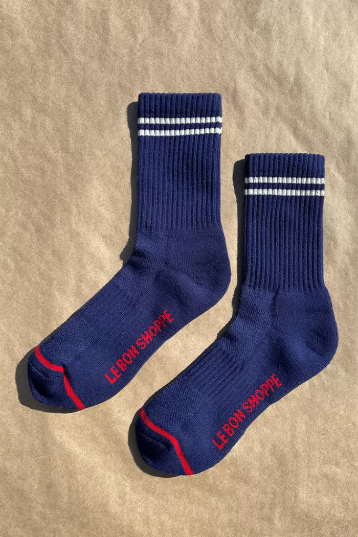 Socks & Hosiery | LE BON SHOPPE Boyfriend Socks Navy