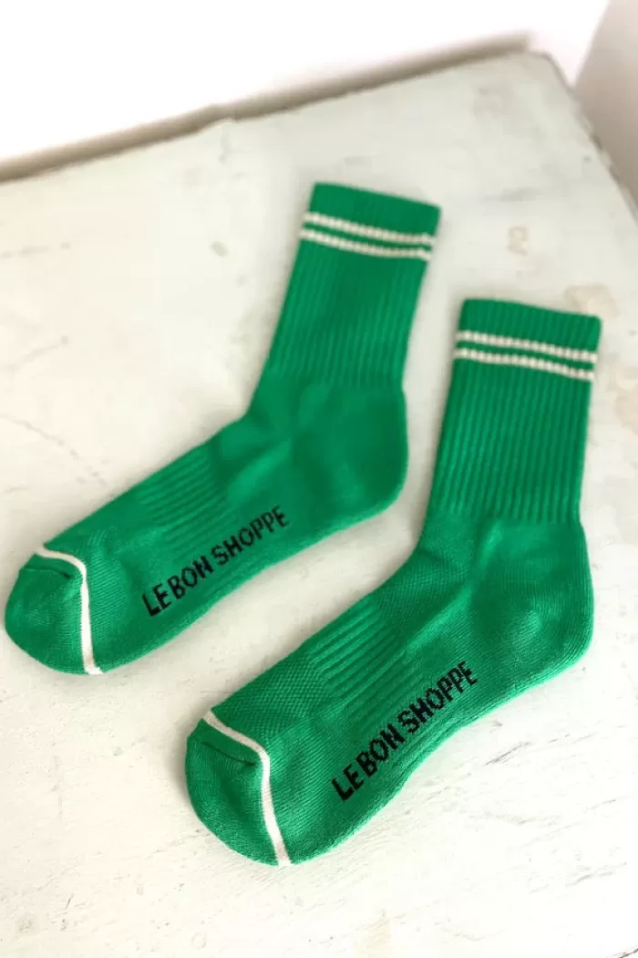 Socks & Hosiery | LE BON SHOPPE Boyfriend Socks Kelly Green