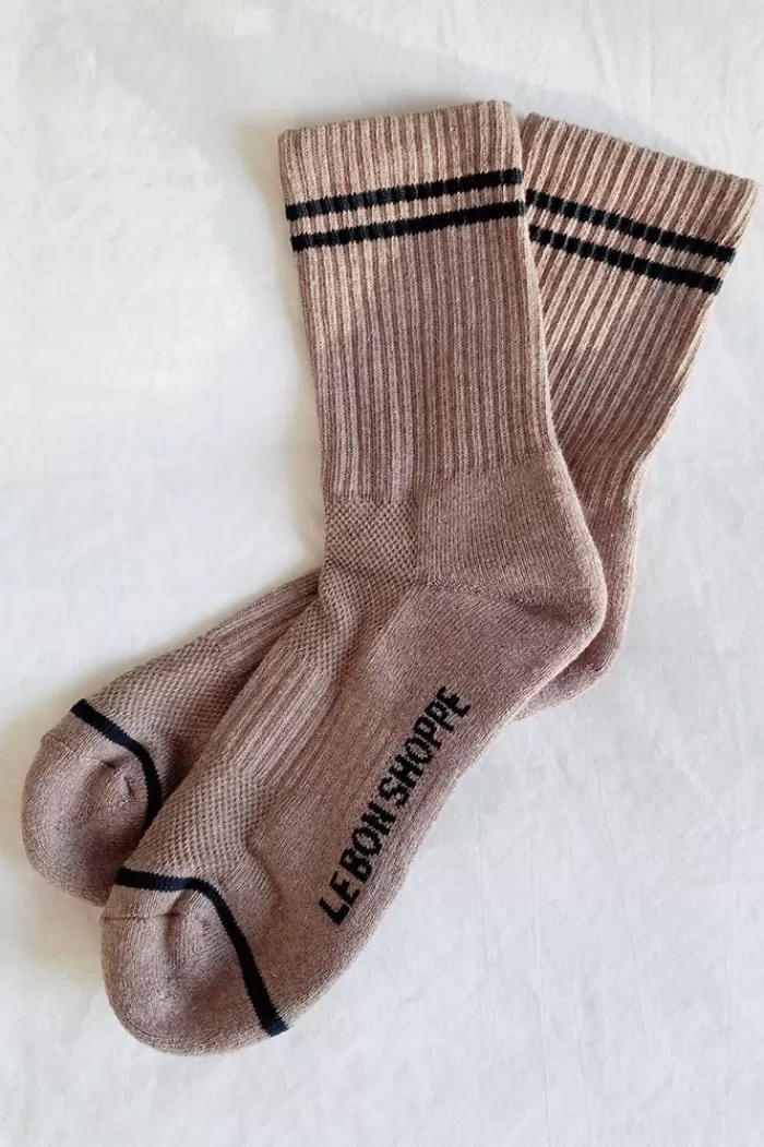 Socks & Hosiery | LE BON SHOPPE Boyfriend Socks Cocoa