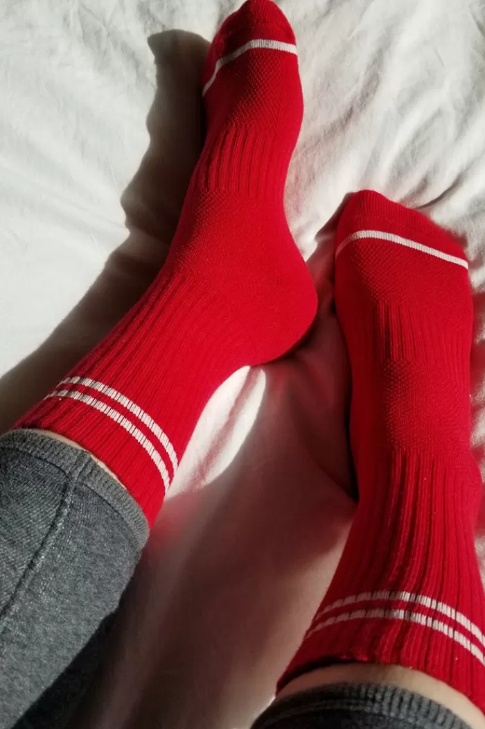 Socks & Hosiery | LE BON SHOPPE Boyfriend Socks Red