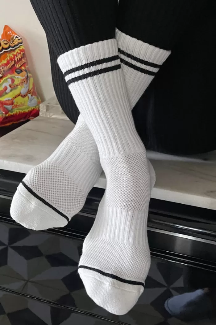 Socks & Hosiery | LE BON SHOPPE Boyfriend Socks Classic White