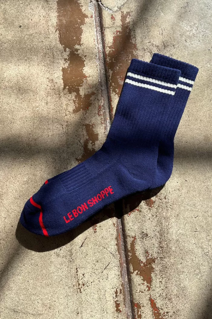 Socks & Hosiery | LE BON SHOPPE Boyfriend Socks Navy