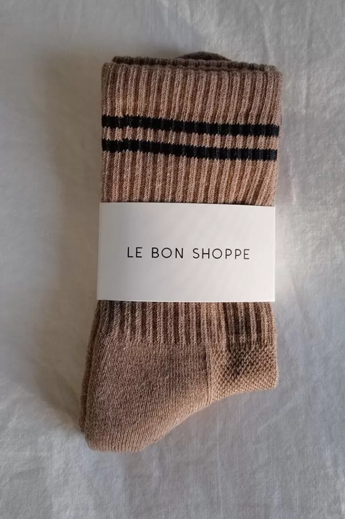 Socks & Hosiery | LE BON SHOPPE Boyfriend Socks Cocoa