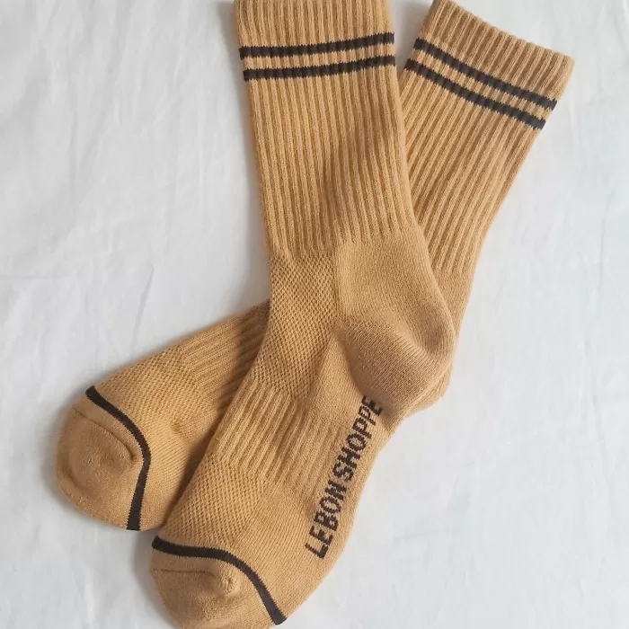 Socks & Hosiery | LE BON SHOPPE Boyfriend Socks Biscotti