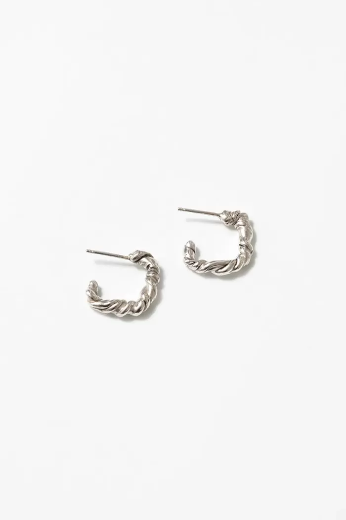 Earrings | WOLF CIRCUS Camille Hoops Silver