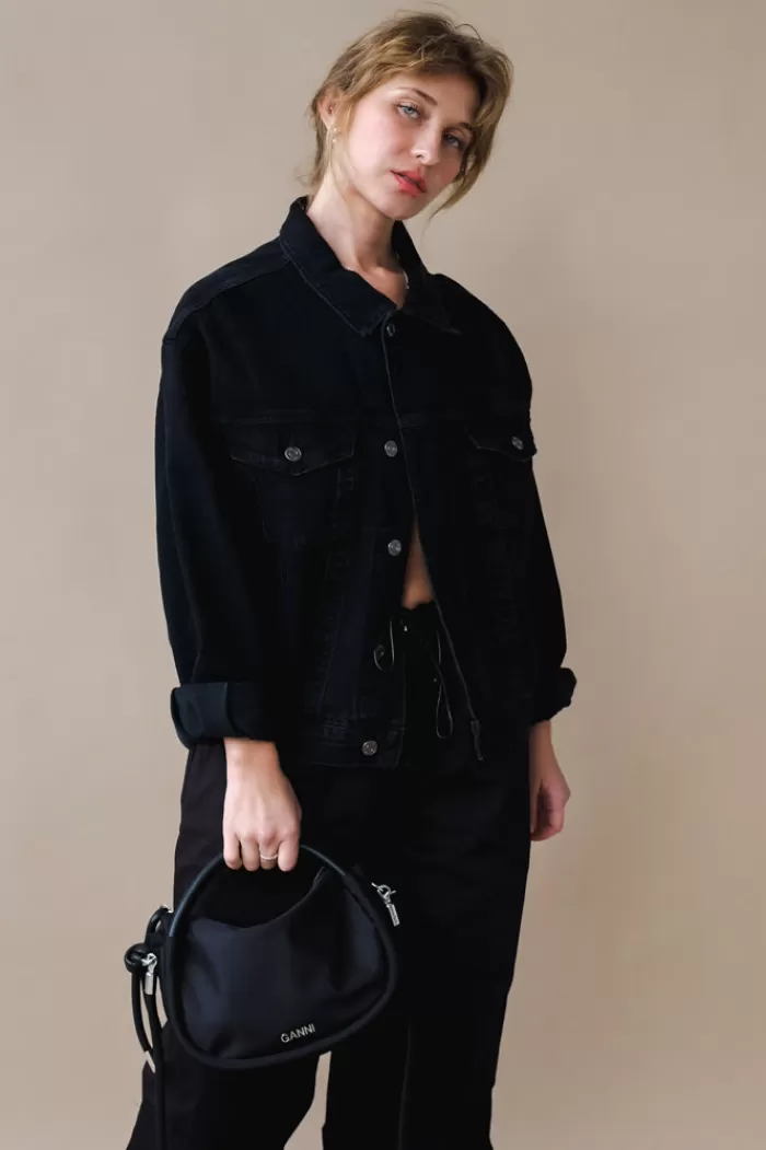 Tops | AGOLDE Charli Oversized Denim Jacket Vega