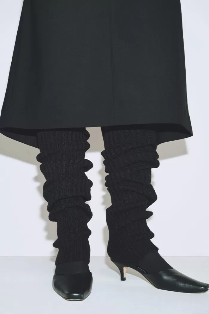 Socks & Hosiery | MIJEONG PARK Chunky Leg Warmer Black