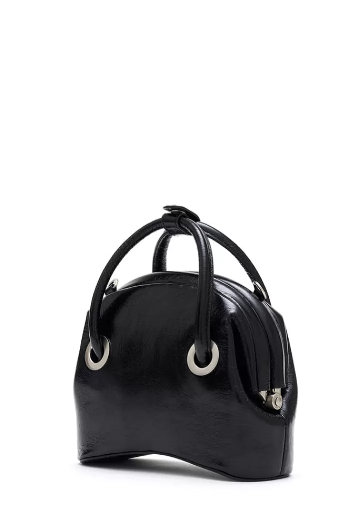 Handbags | OSOI Circle Mini Bag Washed Black