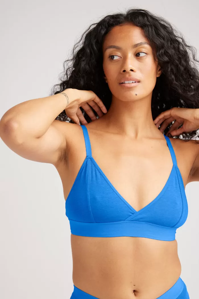 Bralettes&Underwear | RICHER POORER Classic Bralette Blue Cosmo