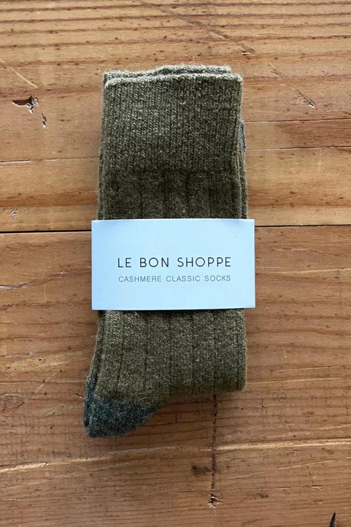 Socks & Hosiery | LE BON SHOPPE Classic Cashmere Socks Fern