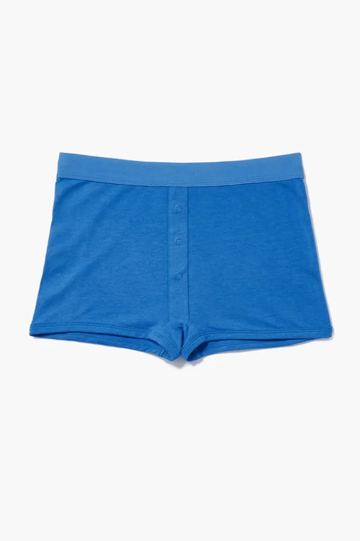 Bralettes&Underwear | RICHER POORER Cotton Modal Boxer Blue Cosmo