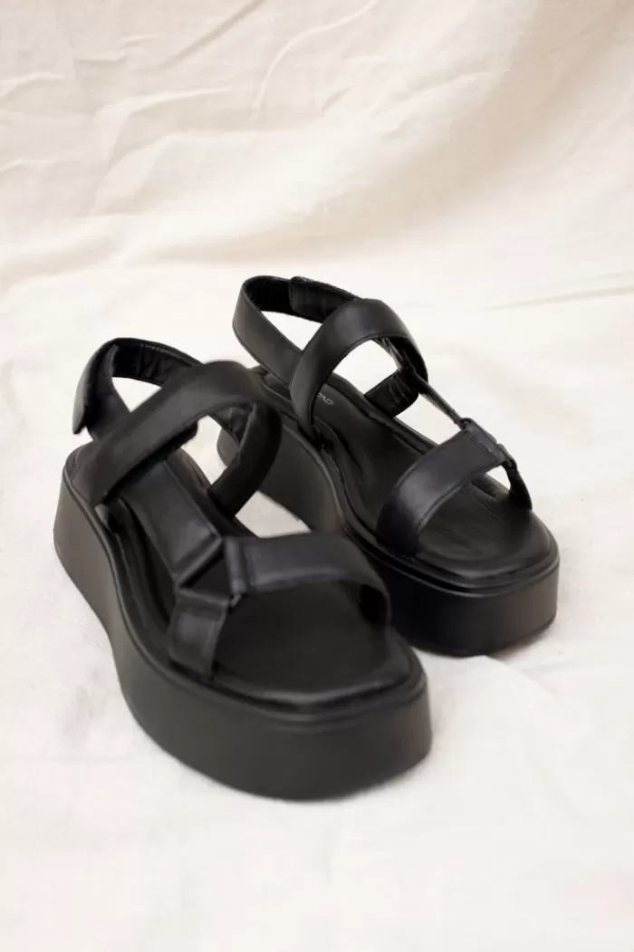 Shoes | VAGABOND Courtney Padded Sandals Black