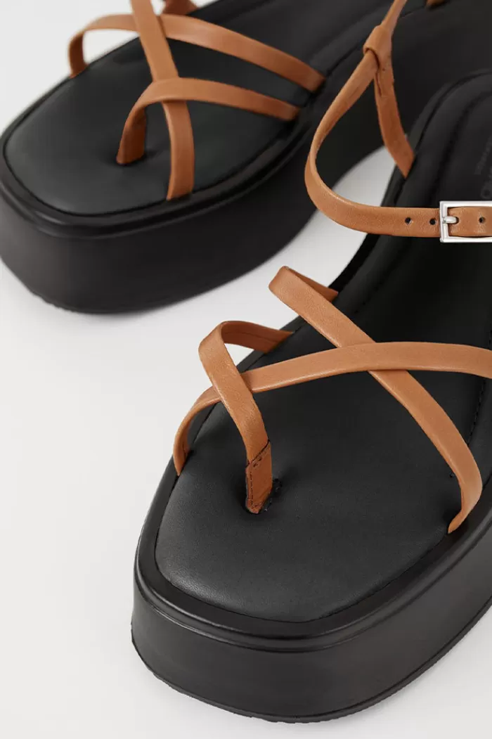 Shoes | VAGABOND Courtney Strappy Sandals Cognac