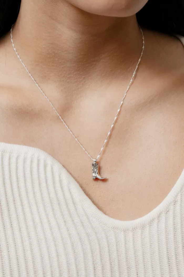 Necklaces | WOLF CIRCUS Cowboy Boot Pendent Silver