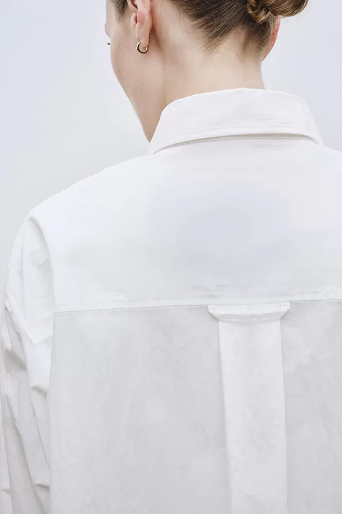 Tops | MIJEONG PARK Cropped Shirt White