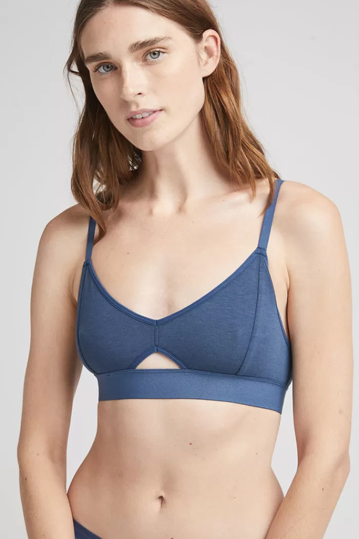 Bralettes&Underwear | RICHER POORER Cut Out Bralette Moonlit Ocean