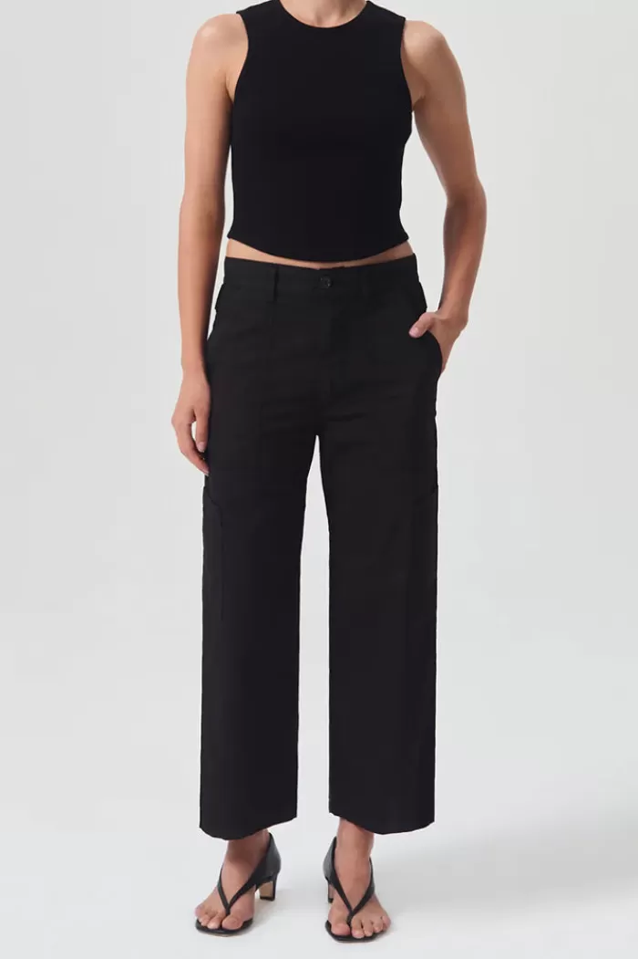 Pants & Bottoms | AGOLDE Daria Utility Pant Black