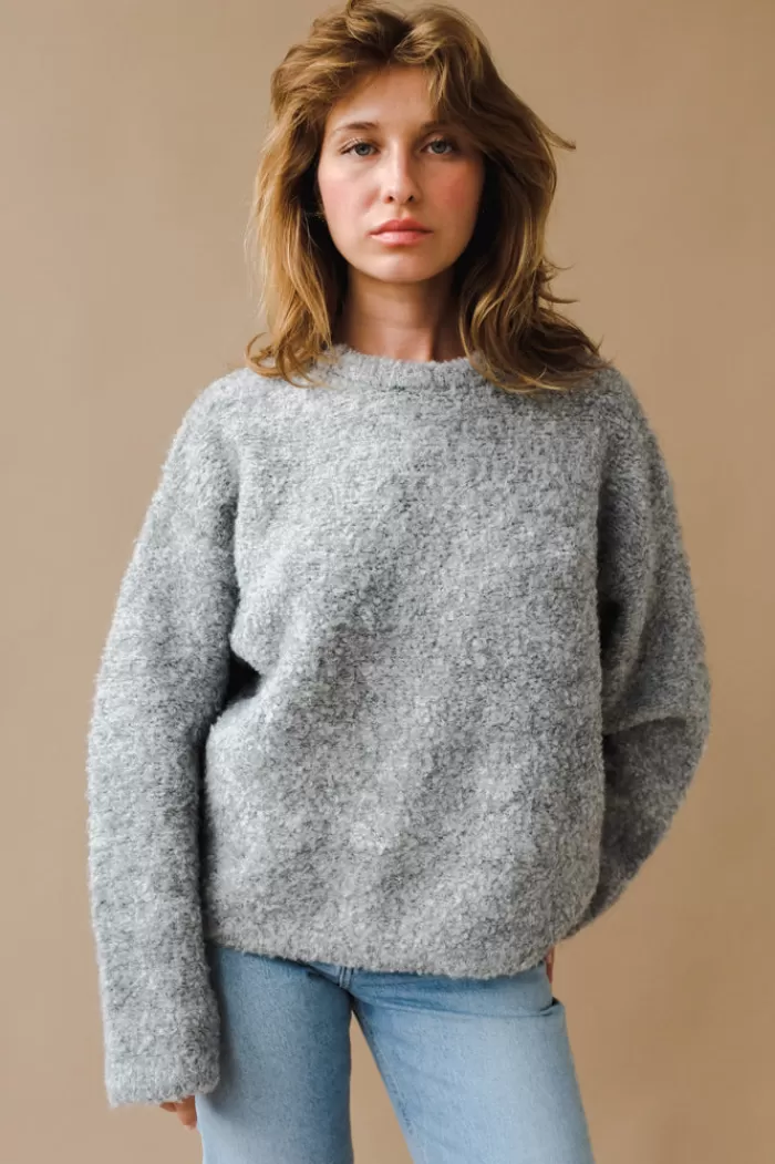 Sweaters & Knits | LE BON SHOPPE Envie Sweater Heather Grey