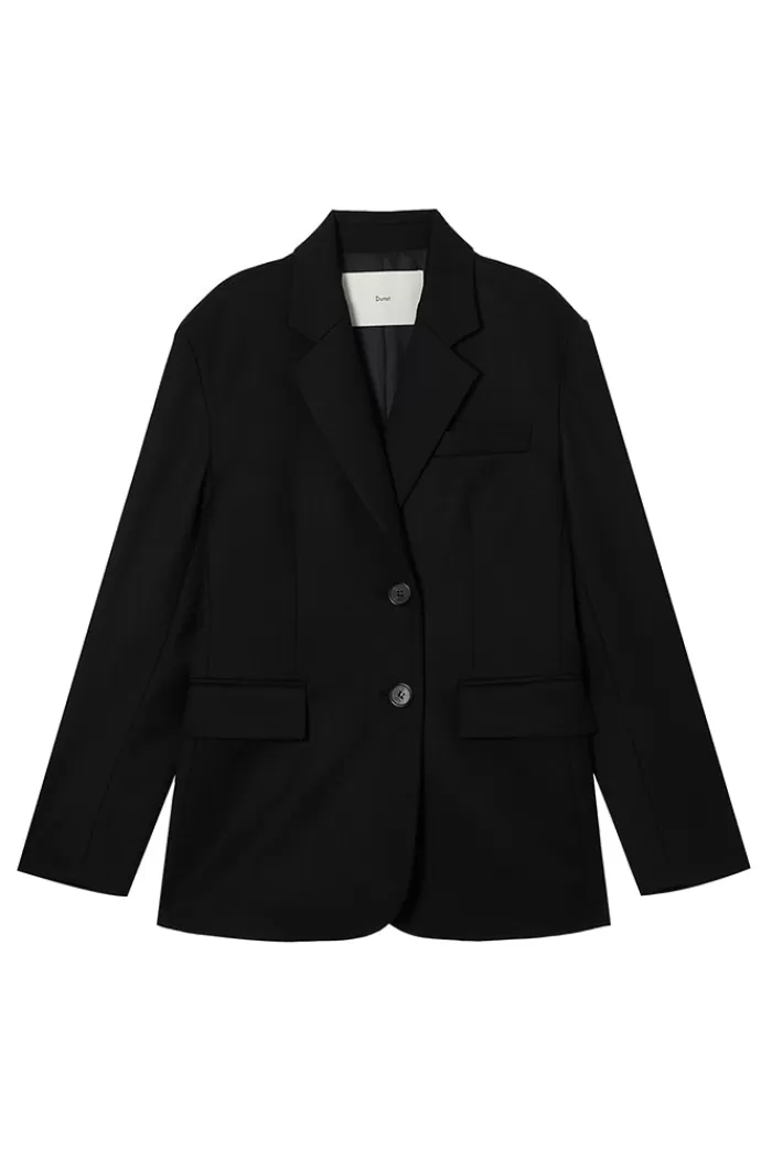 Jackets & Blazers | DUNST Essential 2 Button Wool Blazer Black