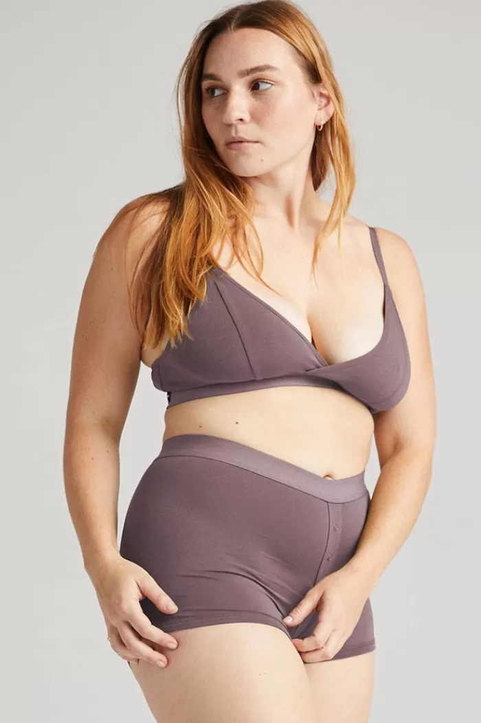 Bralettes&Underwear | RICHER POORER Femme Boxer Plum Smoke