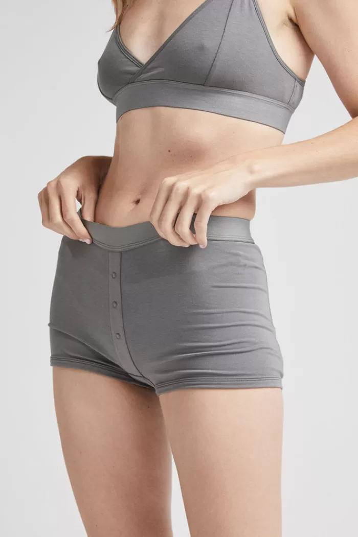 Bralettes&Underwear | RICHER POORER Femme Boxer Gunmetal