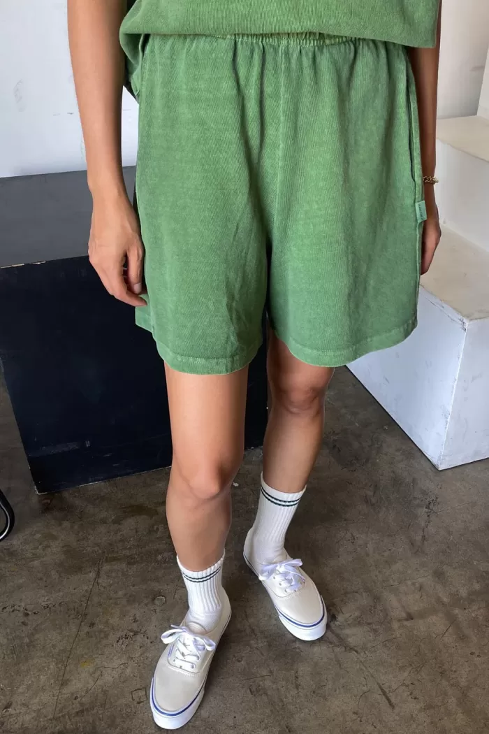 Shorts | LE BON SHOPPE Flared Basketball Shorts Basil