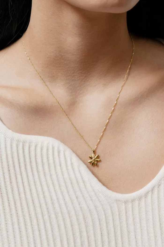 Necklaces | WOLF CIRCUS Flower Charm Necklace Gold