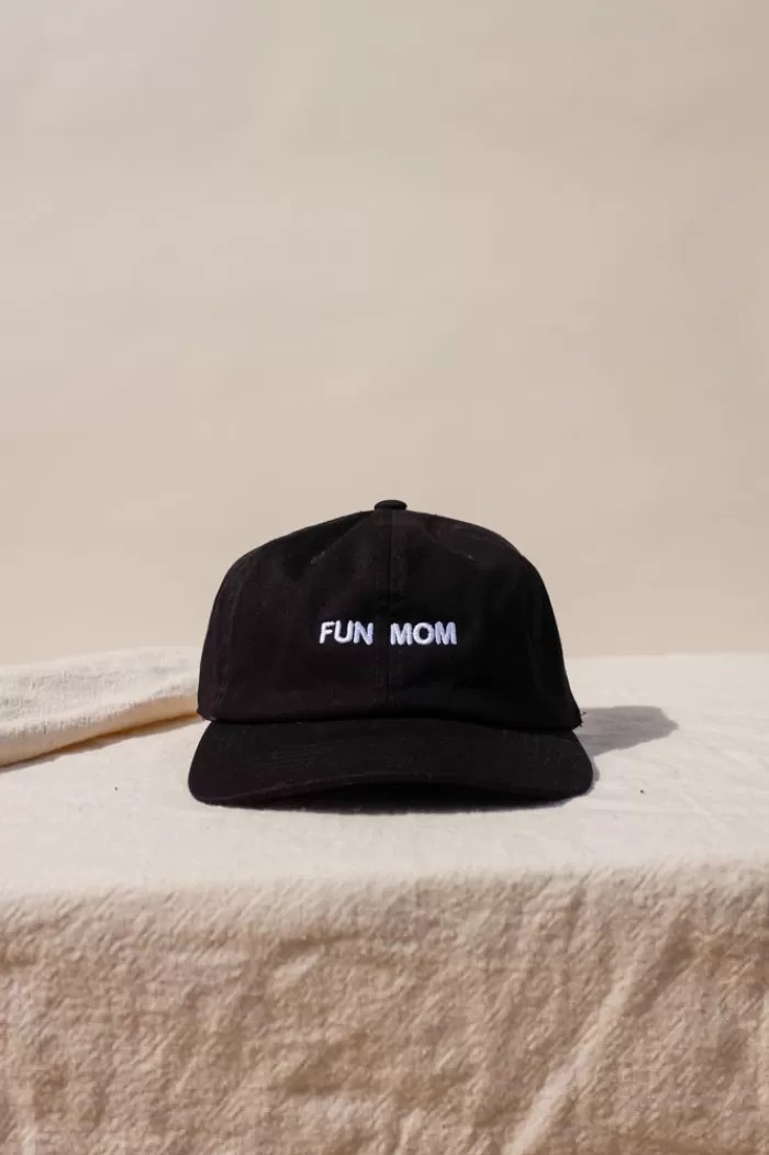 Hats & Scarves | INTENTIONALLY BLANK Fun Mom Hat Black Hat/White Writing