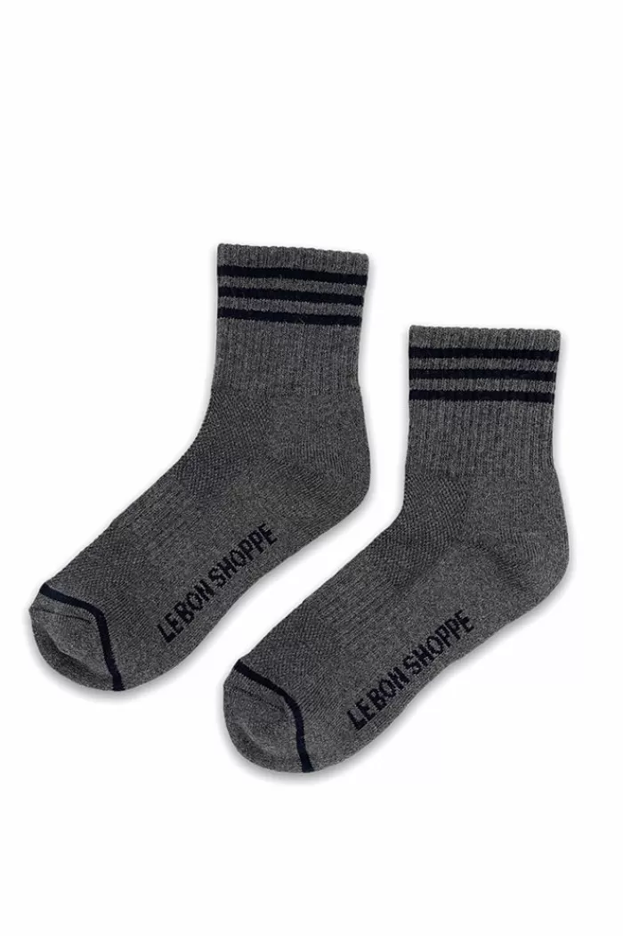 Socks & Hosiery | LE BON SHOPPE Girlfriend Socks Soot