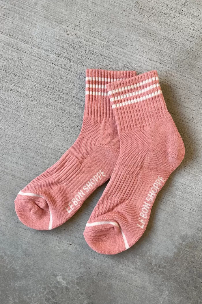 Socks & Hosiery | LE BON SHOPPE Girlfriend Socks Salmon