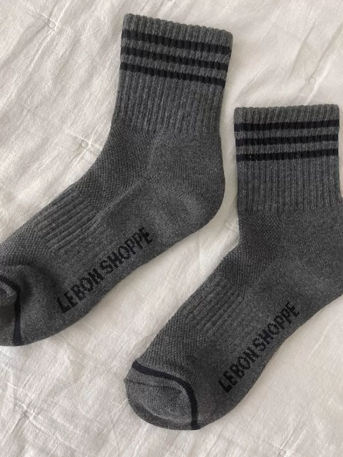 Socks & Hosiery | LE BON SHOPPE Girlfriend Socks Soot