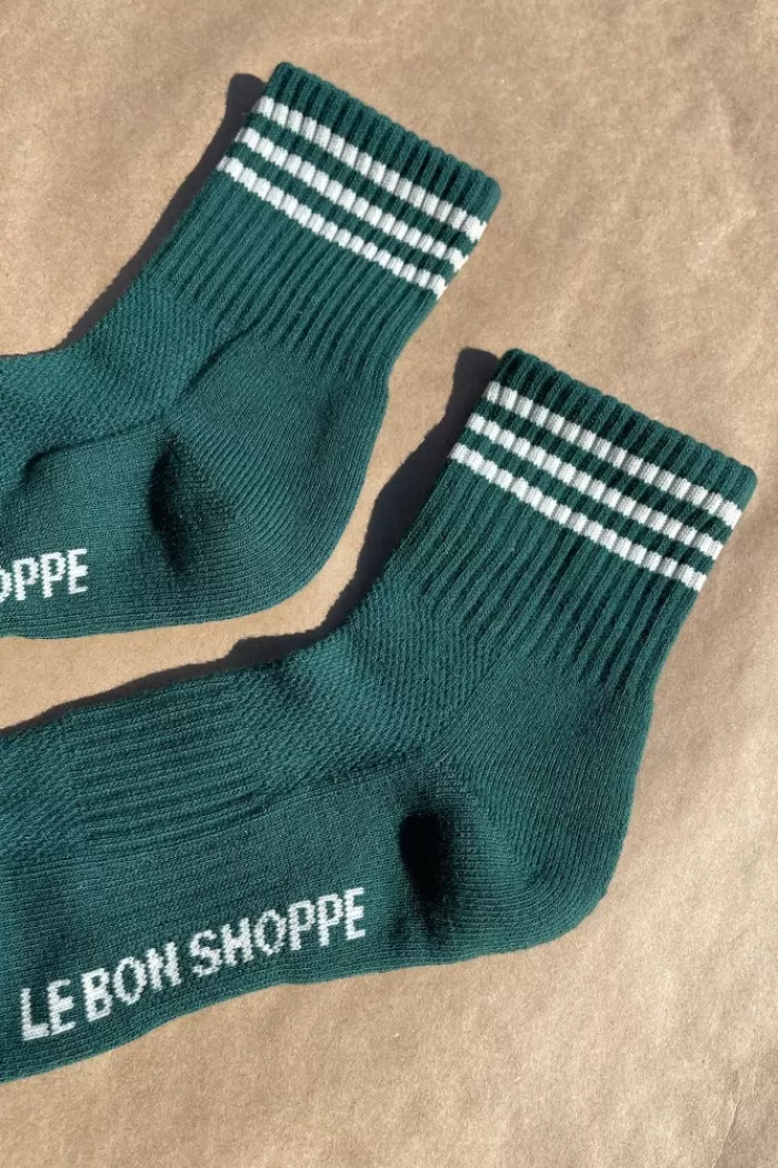 Socks & Hosiery | LE BON SHOPPE Girlfriend Socks Hunter Green