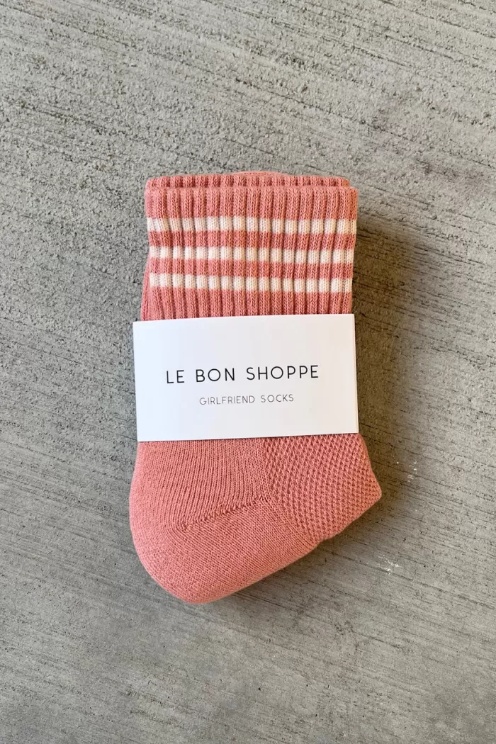 Socks & Hosiery | LE BON SHOPPE Girlfriend Socks Salmon