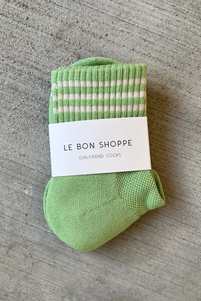 Socks & Hosiery | LE BON SHOPPE Girlfriend Socks Green Leaf