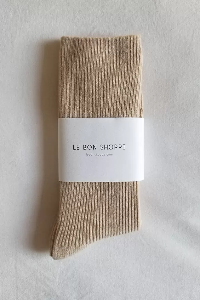 Socks & Hosiery | LE BON SHOPPE Grandpa Socks Oyster