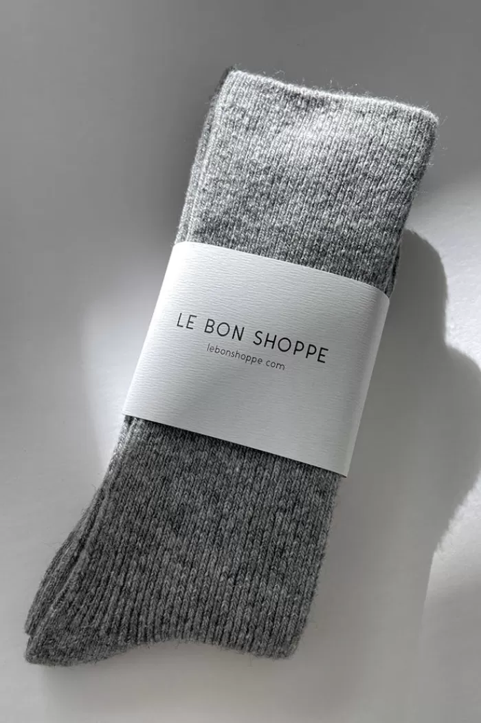 Socks & Hosiery | LE BON SHOPPE Grandpa Socks Stone Heather