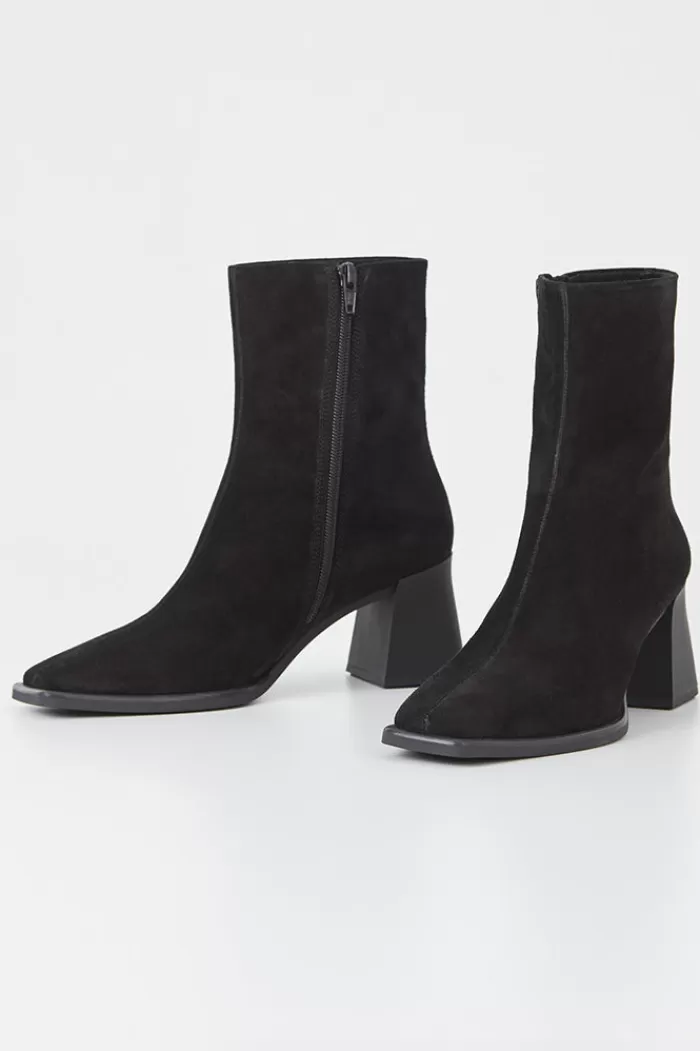 Shoes | VAGABOND Hedda Boots Black Suede