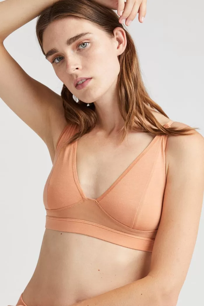 Bralettes&Underwear | RICHER POORER High Cut Bralette Clay