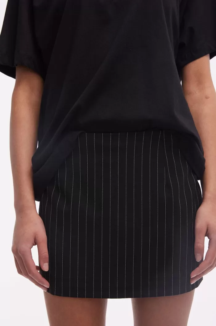 Skirts | OVAL SQUARE Independent Skirt Black Sand Stripe