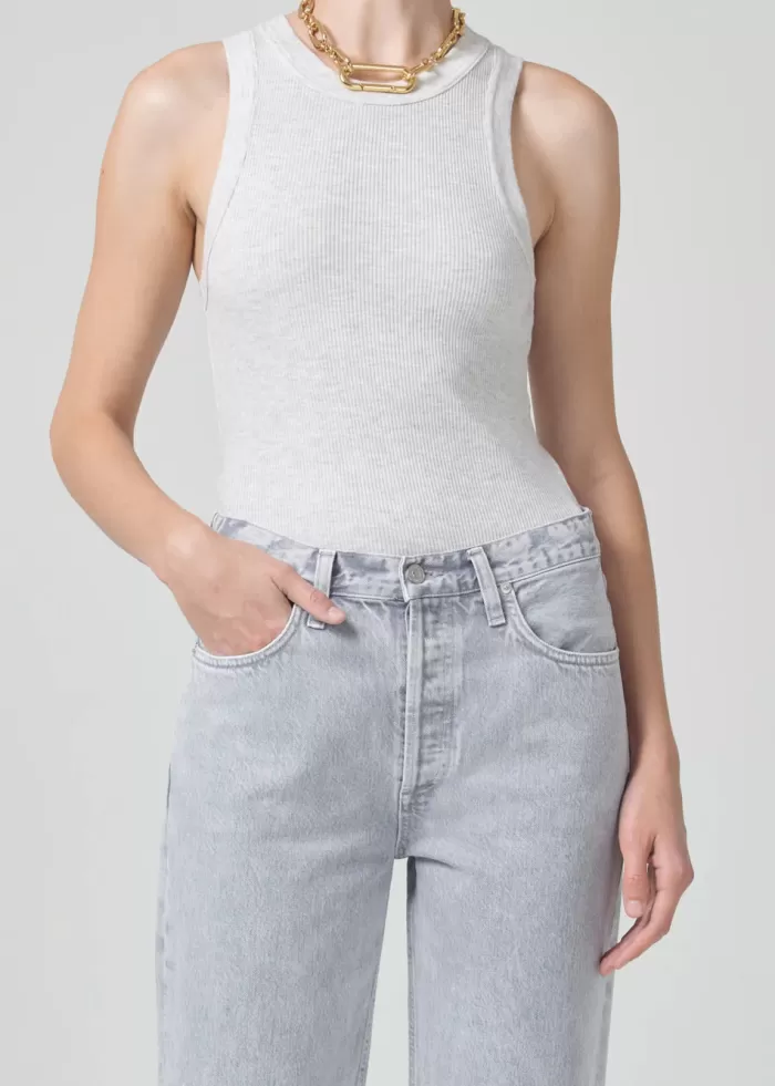 Tops | CITIZENS OF HUMANITY Isabel Rib Tank Heather Grey