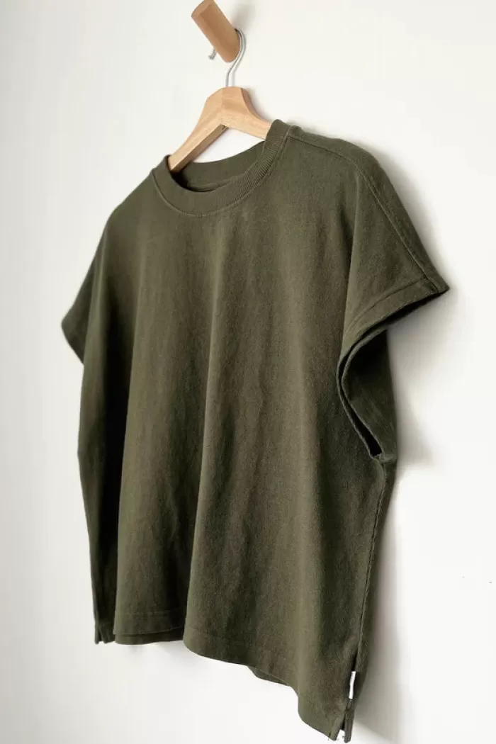 Tops | LE BON SHOPPE Jeanne Tee Olive Green