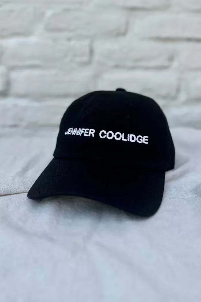 Hats & Scarves | INTENTIONALLY BLANK Jennifer Coolidge Hat Black Hat/White Writing