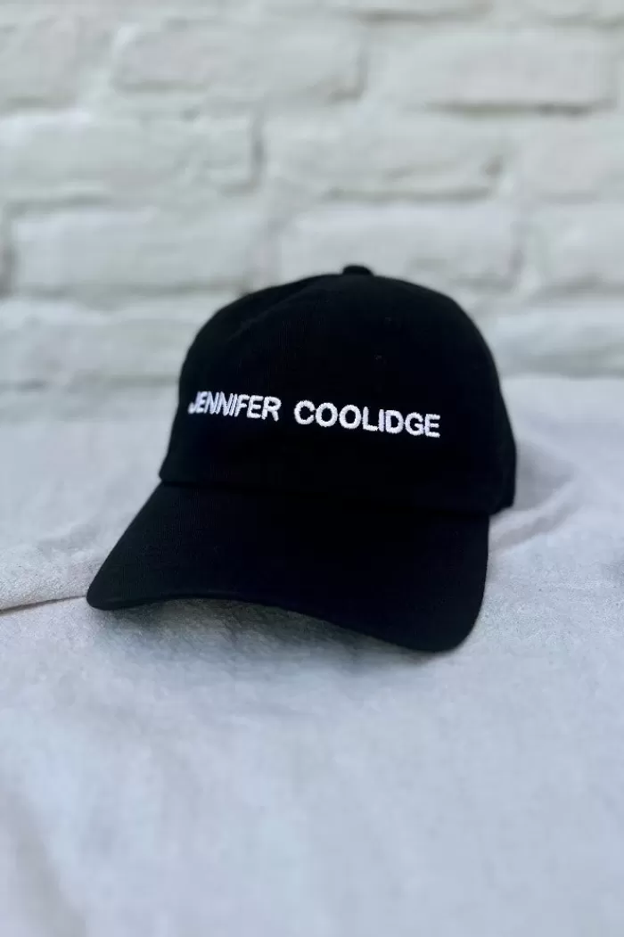 Hats & Scarves | INTENTIONALLY BLANK Jennifer Coolidge Hat Black Hat/White Writing