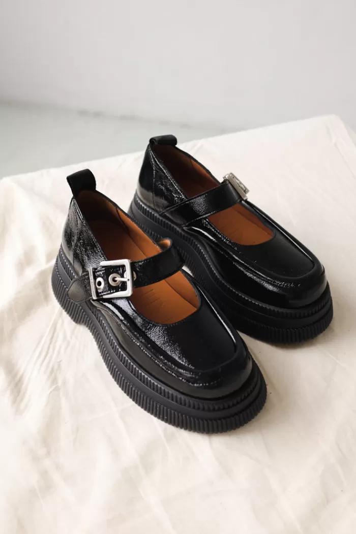 Shoes | GANNI Mary Jane Creepers Black