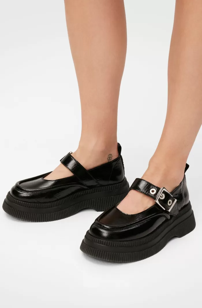 Shoes | GANNI Mary Jane Creepers Black