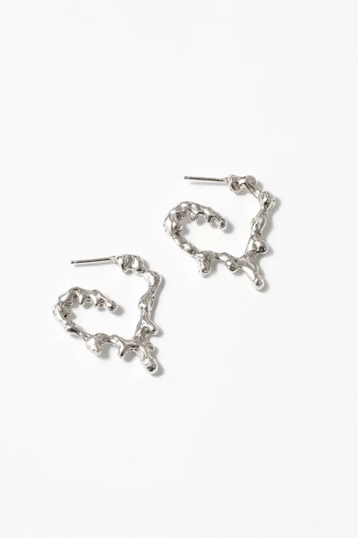 Earrings | WOLF CIRCUS Miriam Hoops Silver