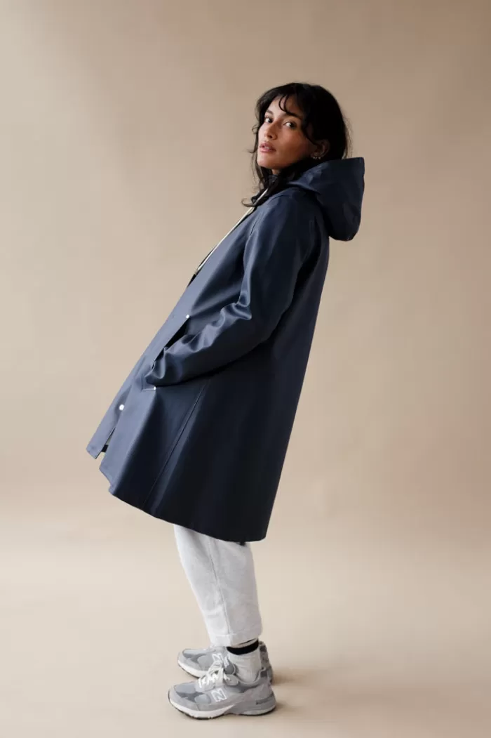 Rain Coats & Outerwear | STUTTERHEIM Mosebacke Rain Jacket Navy