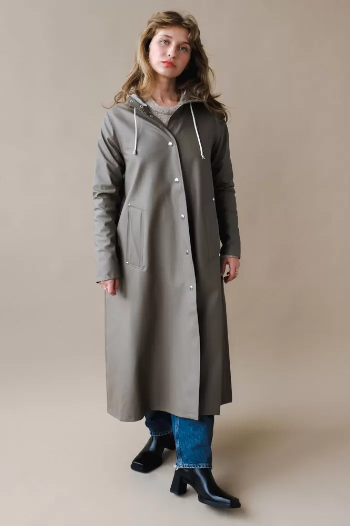 Rain Coats & Outerwear | STUTTERHEIM Mosebacke Rain Jacket Long Mole