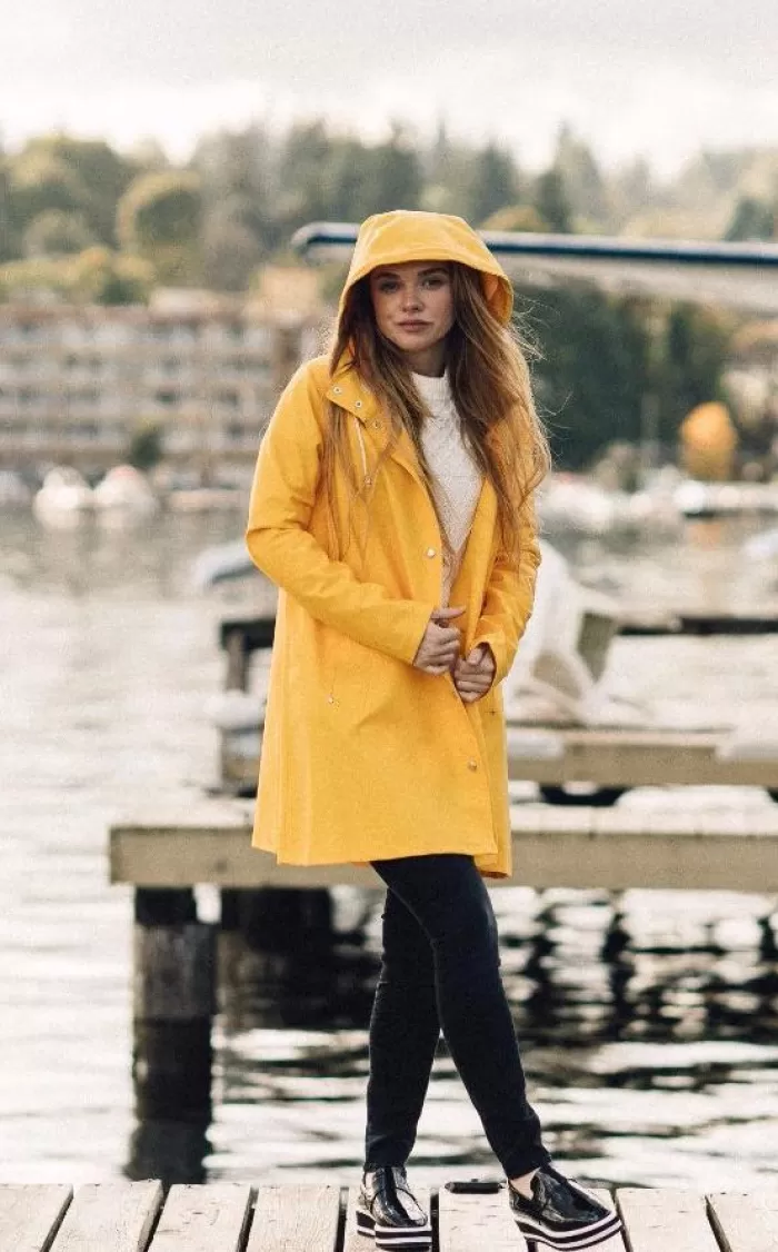 Rain Coats & Outerwear | STUTTERHEIM Mosebacke Rain Jacket Yellow